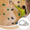 10-Piece Heavy Duty Stainless Steel Climbing Bolt Hangers, 25 Kn Strength, For Rock Climbing, Caving, Mountaineering view 4