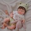 12" Full Silicone Body Reborn Baby Doll with Hair,Realistic Newborn Babies The Look Real Closed Eyes Sleeping Cute Baby Girl with Clothes Feeding Accessories view 1