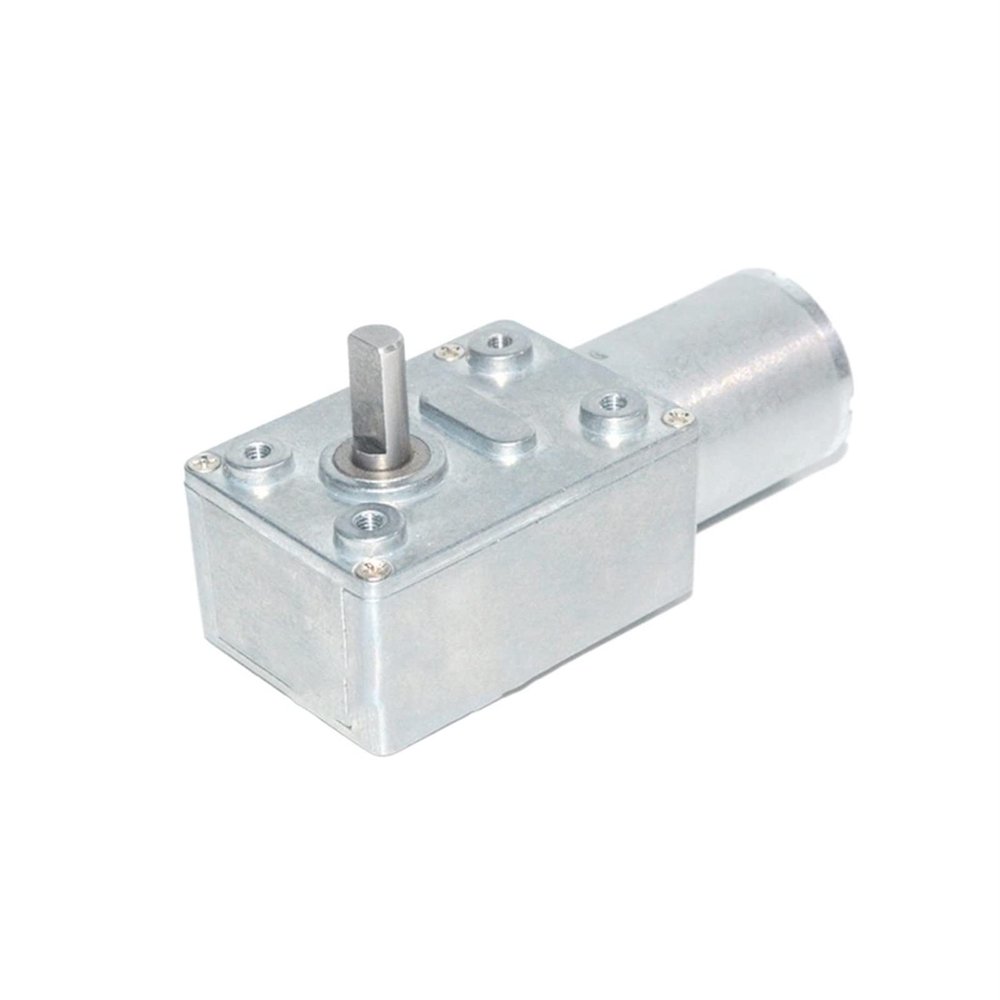 1pc 6V JGY370 Low RPM Brushed DC Worm Gear Motor - High Torque, Durable, Customizable, 2-160 RPM(2rpm 6v)