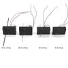 1pc 3048-300 Geared Motor - 2mm Long Shaft Motor for DIY Projects - 3V/6V, 330-540RPM, Black ABS Plastic, Customizable view 3