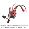 60A Brushed ESC Electric Speed Controller 6V 2A with T Plug for 1/10 HSP Redcat RC Cars Truck Crawler view 3