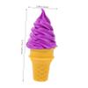 Abaodam Realistic Artificial Ice Cream Model Plastic Cone Prop for Photography Food Trade Bakery Party Decor Educational Lifelike PVC Display view 4