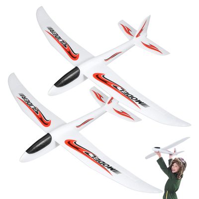 BESPORTBLE 2Pcs 38.97 Inch Foam Hand Throwing Airplane Gliders for Kids Outdoor Play Educational Toy Plane Set