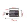 1pc High Torque RS380 6V/12V DC Brushed Motor with 12T Metal Gear for DIY Tools and Robotics(6V 15000rpm) view 2