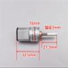 1pc High Torque DC 030 Gear Motor - 6-12V Reversible All-Metal Brush Motor for Electric Locks, 160 RPM, Customizable view 3