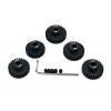 0.8M Hardened Steel Pinion Gear Set 1/8 inch 5mm Hole 26T 27T 28T 29T 30T with Hex Key for RC Brushless Brush Motor RC Car Upgrade view 1