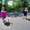 Granny Pants Yard Game Set - Granny Pants Party Rush! Granny Pants Outdoor Game with Bouncy Balls Air Pumps, The Ultimate Backyard Party Games! Team Relay Family Reunion Field Games Set (Set- 4 pcs) view 3