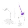 Toddmomy Anime Model Stand with Purple Base Figures Display Stable Flat Bottom Holder for Collectible Doll Accessories view 2