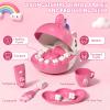 Dentist Play Set Toys for Girls, Doctor Kit for Toddlers 3-5, Unicorns Pretend Play Girl Toys 3 4 5 6 7 8 Years Old, Kids Doctor Playset with Light & Sound, Birthday Gifts for 3 4 5 6 7 8 Year Old view 2