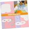 BESPORTBLE 80pcs White Masquerade Masks for Men Sturdy Paper Craft Masks DIY Blank Paintable for Masquerade Carnival Halloween Party and Creative Dress Up Activities view 3