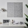 Felt Board 10 PCS Felt Pin Board for Home Message Notice Board Wall Display Board for Offices(Light Grey) view 4