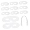 BCOATH 80pcs White DIY Eye Masks Unpainted Masquerade Masks Lightweight Sturdy Material for Party Decorations and Artistic view 1