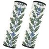 Vintage Floral Motifs Green Leaves Ethnic Print 2 Pack seat Belt Cover pad Stop seat Belt Cutting into Neck for Truck funda para cinturn de carro view 2