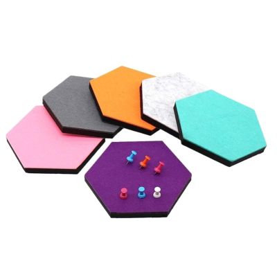 SRJUSV Felt Board 6 Pcs Felt Pin Board for Wall Decor Self Adhesive Photo Boards Creative Wall Bulletin Boards