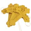 Ipetboom 2pcs Cross Banner Party Decoration Reusable Hanging Celebration Ornament for Kitchen Fireplace Staircase Scene Layout view 1
