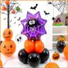 10pcs 12inch Black Orange Latex Balloons Party Theme Halloween Balloon Decor for Baby Shower Wedding Anniversary Baby Birthday Party Decorations (Halloween decor) view 1