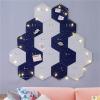 SRJUSV Felt Board 8 Pcs Felt Board for Home Decor Creative Notice Bulletin Boards Self Adhesive Pin Board for Photo Display(Deep Blue) view 2