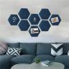 SRJUSV Felt Board 8 Pcs Felt Board for Home Decor Creative Notice Bulletin Boards Self Adhesive Pin Board for Photo Display(Deep Blue) view 3