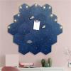 SRJUSV Felt Board 8 Pcs Felt Board for Home Decor Creative Notice Bulletin Boards Self Adhesive Pin Board for Photo Display(Deep Blue) view 4