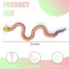 3D Printed Snake - Movable Articulated Snake, Perfect 3D Printed Animals for Educational Toys! Must-Have Toys for Kids and Collectors, Rainbow (Glows in The Dark)-24 Inch view 3
