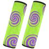 Fluorescent Green Graffiti 2 Pack Seatbelt Cover More Comfort Driving for Van accesorios para carro view 2