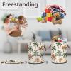 Laundry-Basket for Baby Boys Girls Coconut Tree Brown Personalized Laundry-Hamper with-Handle Dirty-Clothes-Storage-Basket view 4