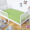 100% Brushed Microfiber Fitted Crib Sheet  Super Soft and Cozy 28x52 Baby Sheet for Standard Crib and Toddler Mattress, Boys, Girls, Unisex, Green view 1