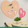 Felt Board Colourful Soft Wood Board Photos Pin Board for Display Felt Pin Board for Home Decor(Black) view 4
