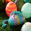 JOYIN 12 Pcs 3D Printed Dragon Eggs with Colorful Dragon Inside, Magic Articulated Toys, Basket Stuffers for Boys & Girls, Easter Theme Party Favors, Easter Egg Hunt, Classroom Prize Supplies Gifts view 4