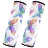 Colorful Butterfly Dreamy Art 2 Pack car seat Belt Cover pad Stop seat Belt Cutting into Neck for Sedan funda para cinturn de carro view 2