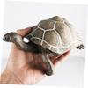 Beaupretty Lifelike Tortoise Figurine Plastic Turtle Sculpture Educational for Animal Model Desktop Decor and Landscape Ornament view 4