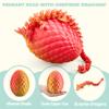 JOYIN 3D Printed Dragon Egg with 12" Laser Orange Dragon Inside, Magic Articulated Toys, Cool 3D Fidget Toy, Easter Stuffers Party Favors for Boys Teen Girls, Classroom Prize Supplies Gifts view 3