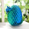 JOYIN 3D Printed Dragon Egg with 12" Laser Blue-Green Dragon Inside, Magic Articulated Toys, Cool 3D Fidget Toy, Easter Stuffers Party Favors for Boys Teen Girls, Classroom Prize Supplies Gifts view 3