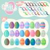 JOYIN 24 Pcs 3D Printed Dragon Eggs with Colorful Dragon Inside, Magic Articulated Toys, Basket Stuffers for Boys & Girls, Easter Theme Party Favors, Easter Egg Hunt, Classroom Prize Supplies Gifts view 3