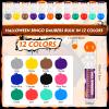 Eersida 192 Pack Halloween Bingo Game and 0.5 oz Dot Daubers Set Includes 144 Bingo Cards and 48 Dot Markers Game Supplies set for Halloween Gifts Party Favor Supplies Family Casino Play Night view 3
