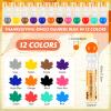 Eersida 192 Pack Thanksgiving Bingo Game and 0.5 oz Dot Dauber Set Includes 144 Bingo Cards and 48 Dot Markers Game Supplies set for Thanksgiving Day Gift Party Favor Supplies Family Casino Play Night view 3