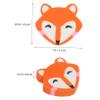 Abaodam 50pcs Portable Fox Erasers for Artists TPR Material Pencil Drawing Eraser Bulk Stationery Students Party Favors and Classroom Use view 4