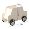 CVUTOVO 6Pcs Wooden Car Shaped Coin Storage Boxes DIY Educational Money Storage Cases for Craft Play Home Decoration Multi Function Savings Banks view 2