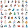100pcs Cartoon Miyazaki Hayao Stickers for Kids, Cute Vinyl Waterproof Miyazaki Hayao Decal for Water Bottle Laptop Toy Sticker for DIY Decorate Bumper Phone Hard Hat Teens Party Gifts view 4
