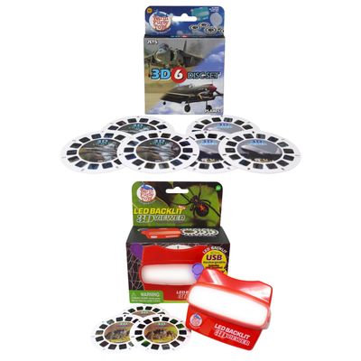 WARM FUZZY Toys Slide + Spiders LED 3D Viewer