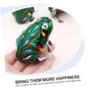 Abaodam 6pcs Wind Up Animal Clockwork Frog for Educational Cartoon Playthings Easy to Hold Green Windup for Boys and Safe and Stable Fun Decor view 4