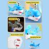 Blowing Floating, Blow Pipe Balls, Sensory Shark for Toddler Ball Blowing, STEM Building Air-Powered Sound Party Supplies for Birthday Pool Camping Backyard Outdoor Kids Girls Boys Toddler Adults view 4