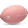 7.25" Foam Football for Kids & Toddlers - Easy Grip Small Youth Football Toy - Soft Mini Football for Little Hands, Indoor & Outdoor Play Ball, Safe Sports Toy Gift for Boys & Girls - Pink view 1