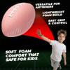 7.25" Foam Football for Kids & Toddlers - Easy Grip Small Youth Football Toy - Soft Mini Football for Little Hands, Indoor & Outdoor Play Ball, Safe Sports Toy Gift for Boys & Girls - Pink view 2