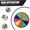 Beaupretty DIY Raffle Prize Wheel Portable Game Turntable for Party Family Fun Reward Punishment Educational Use view 3