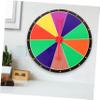 Abaodam DIY Prize Wheel Game Prop for Parties and Classroom Smooth Spinning Fortune Board Game Turntable Mounted for Play view 2