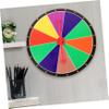 Abaodam DIY Prize Wheel Game Prop for Parties and Classroom Smooth Spinning Fortune Board Game Turntable Mounted for Play view 4