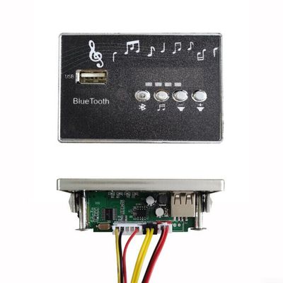 12V Music Player Module With USB Interface For Children's Ride On Car Audio System, Music Chip Music Player With Mp3 Player Circuit Board Stroller Accessories, Ride On Audio Board(No.4 12V-Bluetooth)