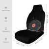 Broken Vinyl Record Universal Car Seat Covers Front Seats Protector for Women Men 1PCS view 2
