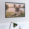 French Bulldog Wooden Jigsaw Puzzle 500 Pieces Charming Animal Wooden Puzzle for Adults Featuring Sweet French Bulldog Artwork view 2